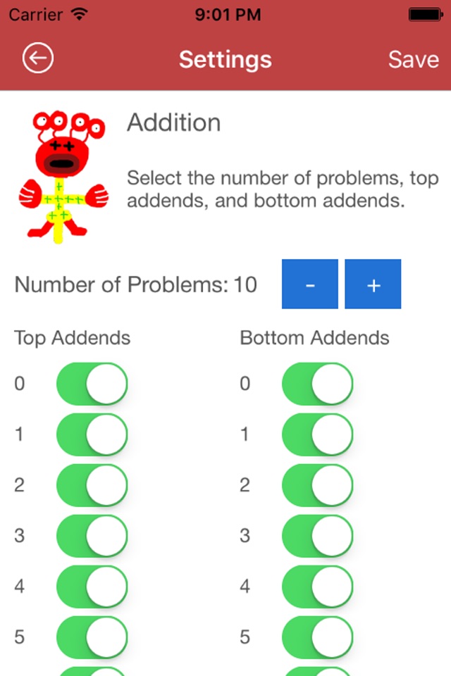 Math Facts With Monsters screenshot 3