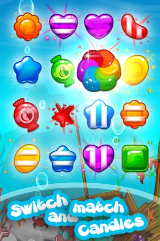 Nibbler Frog 2 - Gummy Candy Match 3 Puzzle, Free Sweet Games For Kids screenshot 2