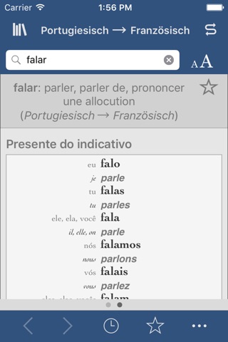 Ultralingua French-Portuguese screenshot 2