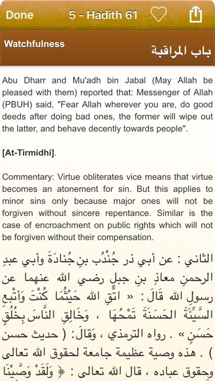 Riyad As-Salihin in English and Arabic - +2000 Hadiths and Ayas of the Quran (Lite) - رياض الصالحين screenshot-4