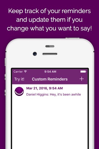 Tickler - Reminders to Keep in Touch with Friends and Family! screenshot 3