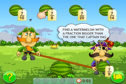 Fractions. Smart Pirates screenshot 3