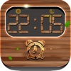 iClock – Wood : Alarm Clock Wallpapers , Frames and Quotes Maker For Pro