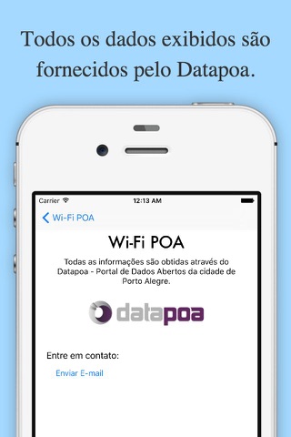 Wi-Fi POA (Redes livres da prefeitura de Porto Alegre) screenshot 3