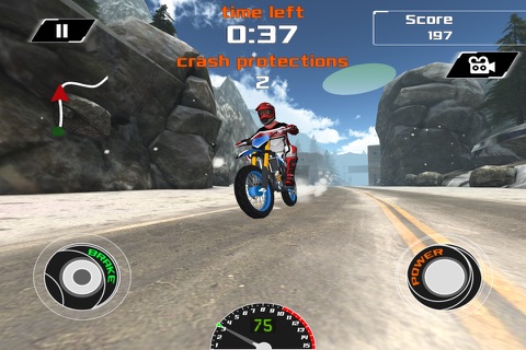 3D Motocross Snow Racing X - eXtreme Off-road Winter Bike Trials Racing Game PRO screenshot 4