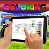 Paint Coloring Book for Kids Monster Truck