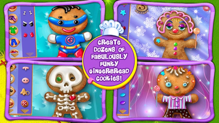 Gingerbread Kids - Cookie Maker Salon & Fun Dessert Food & Candy Making Games screenshot-3