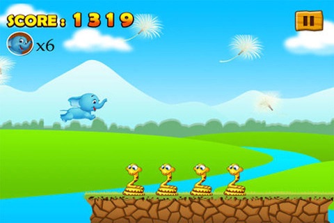 Elephant Running Game - Sweetland screenshot 3