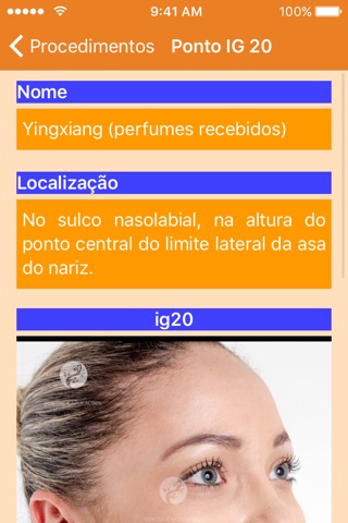 App Acupuntura screenshot 3