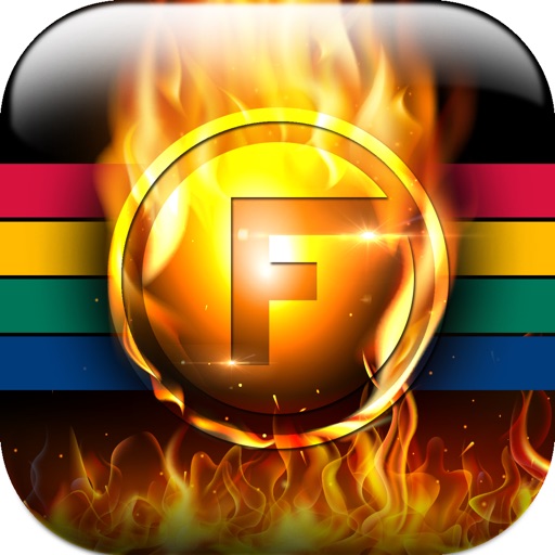 Font Shape Fire & Flame : Text Mask Wallpapers Themes Fashion Pro icon