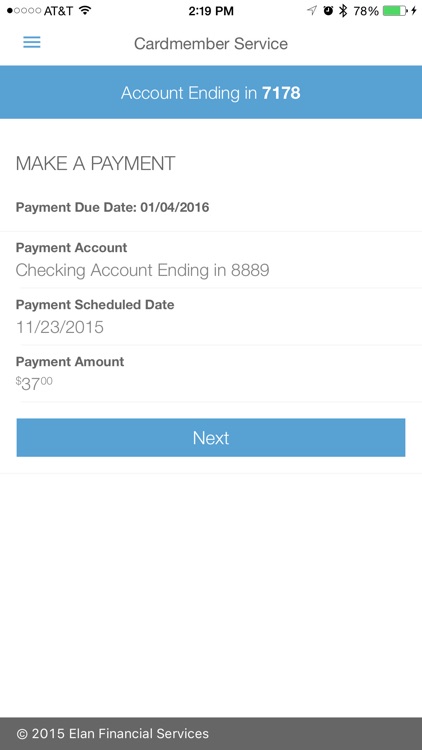 Elan Credit Card screenshot-3