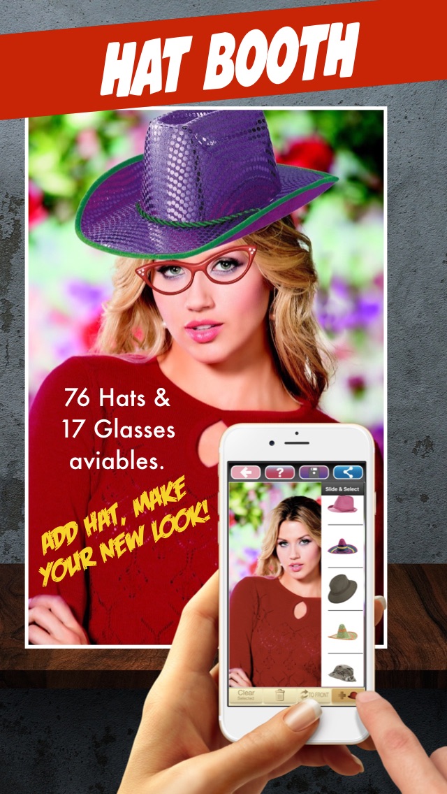 How to cancel & delete Hat Booth - Funny your photo from iphone & ipad 1