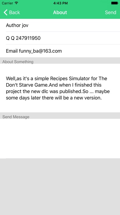 Recipes Simulator for Don't Starve