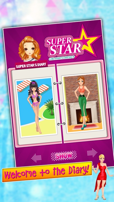 How to cancel & delete Super Star Girl Party Dress Up - Pool, Formal, Beach parties and Red Carpet Fashion Show Game from iphone & ipad 2