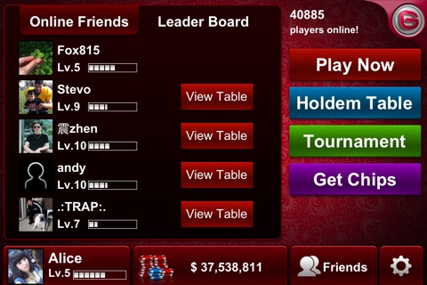 Live Holdem Poker screenshot 3