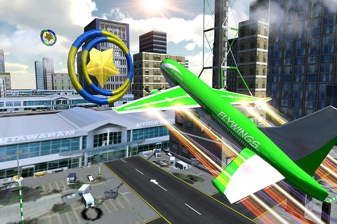 3D AirPLane Flight Sim Flying AirCraft Simulator 2 screenshot 2