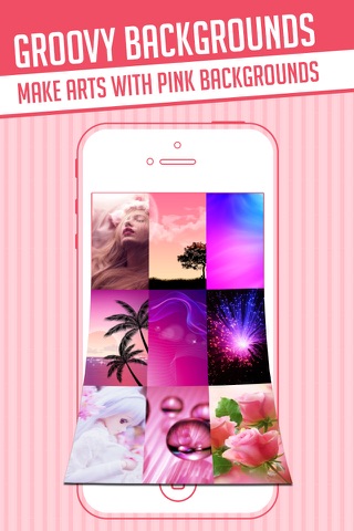 Pink Wallpapers Builder  - Make Girly Backgrounds for HomeScreen with Icons, Shelves & Docks screenshot 4