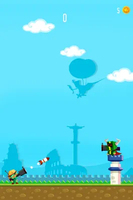 Game screenshot Rocket Hero : Tiny Troopers Shooting Cannon - Christmas Holiday Edition hack