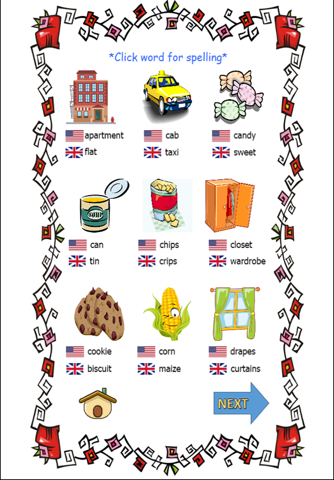 British vs American English Accent Word Learning screenshot 2
