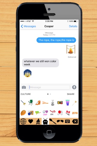 Camp Emoji screenshot 2