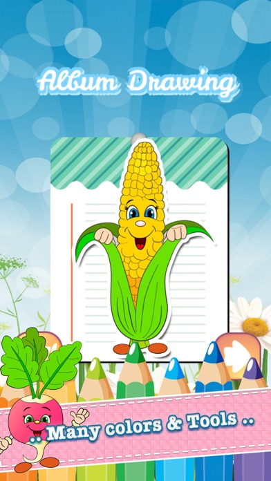 How to cancel & delete Vegetable Drawing Coloring Book - Cute Caricature Art Ideas pages for kids from iphone & ipad 2