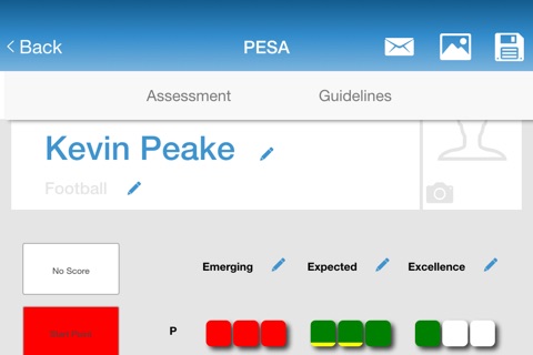 PESA - The PE and Sports Assessment Tool screenshot 2