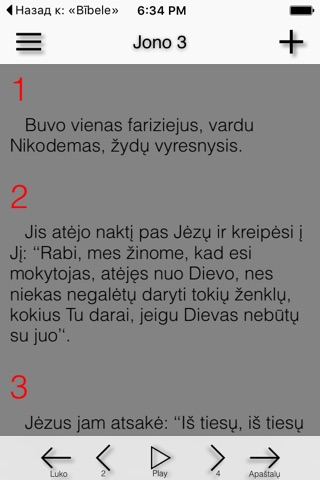Lithuanian Bible screenshot 3
