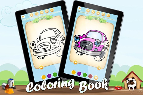 Coloring Sheets Cartoon Cars Free screenshot 3