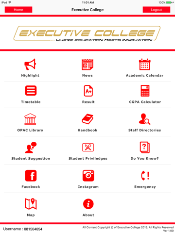 Executive College screenshot 2