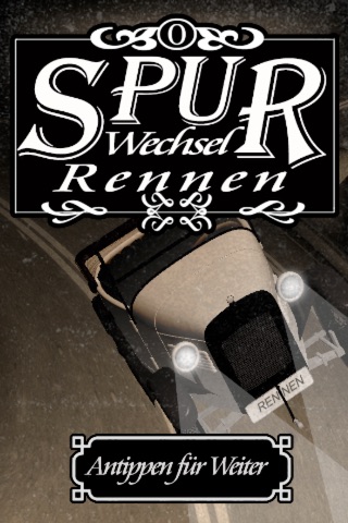 Spur Wechsel Auto Rennen - náhled