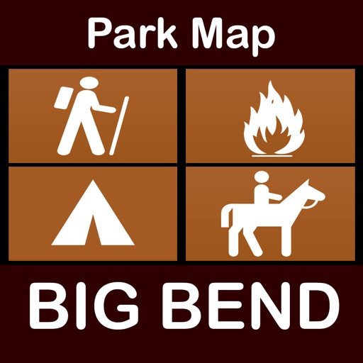 Big Bend National Park : GPS Hiking Offline Map Navigator icon
