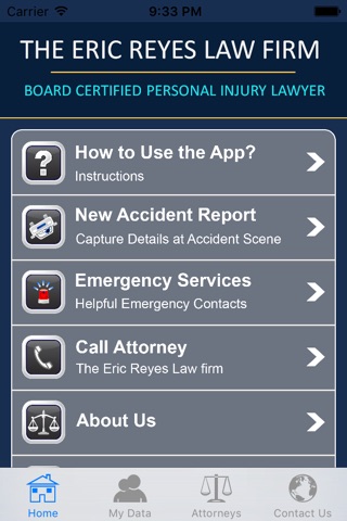Accident App by The Eric Reyes Law Firm, P.C. screenshot 2