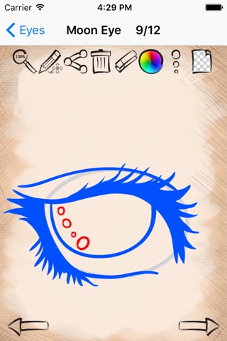 Draw Anime Eyes and Makeup screenshot 4