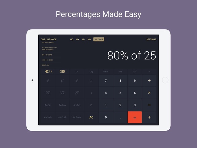 Calcly: Free Universal Calculator for iPad(圖2)-速報App