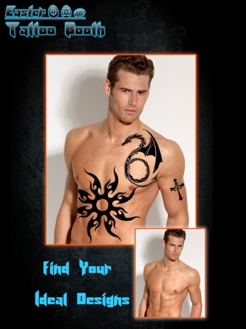 Screenshot of Tattoo Booth Pro - Your Body Art Ink Idea & Color Tats Photo Editor