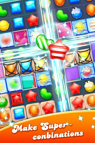 Candy Gems match 3 puzzle screenshot 4