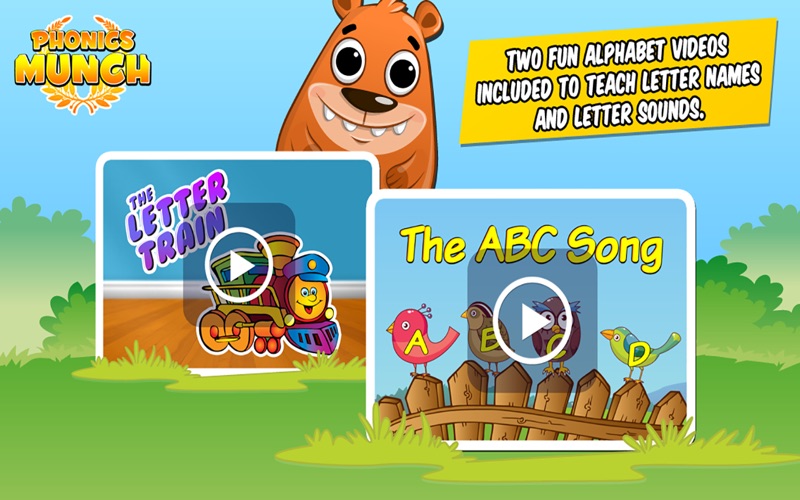 Phonics Munch: Kids Learn to Read with Games, Letter Sounds, and Songs thumbnail 3