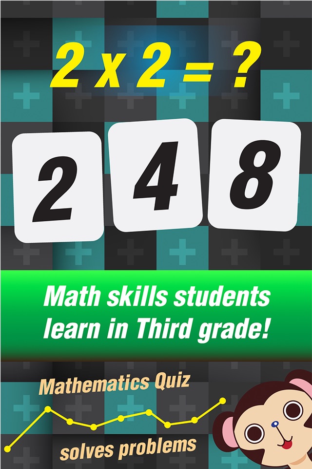 Splash Monkey Math School Free Games for 3rd Grade Kids screenshot 2