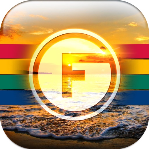 Font Shape Sunny & Sunset : Text Mask Wallpapers Themes Fashion Pro icon