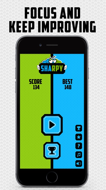 Sharpy - Endless coordination and reflexes, mind teaser arcade game. Train your brain and become more alert. screenshot-3