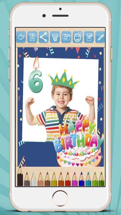 Create cards and postcards to wish happy birthday