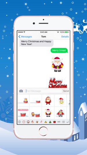 Christmas Gif Keyboard - Fully Animated Emoji for Christmas(圖2)-速報App