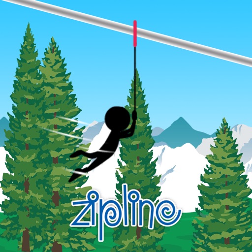 Shadow Stick Man Zipline