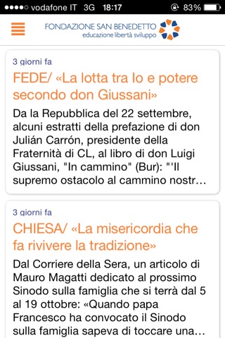 Fondazione San Benedetto - App Ufficiale screenshot 3