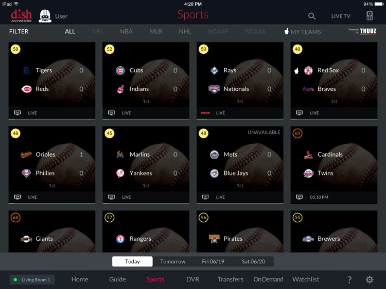 DISH Anywhere for iPad