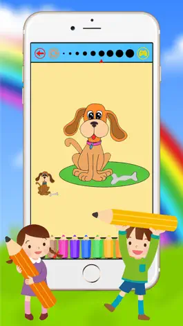 Game screenshot Животные Книжка-раскраска для маленького дошкольного малышей малышей apk