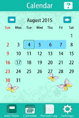 Women Period Calendar screenshot 4