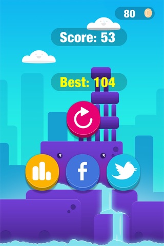 Cartoon Tower Pro Quest - Stack The Blocks For Fun screenshot 2