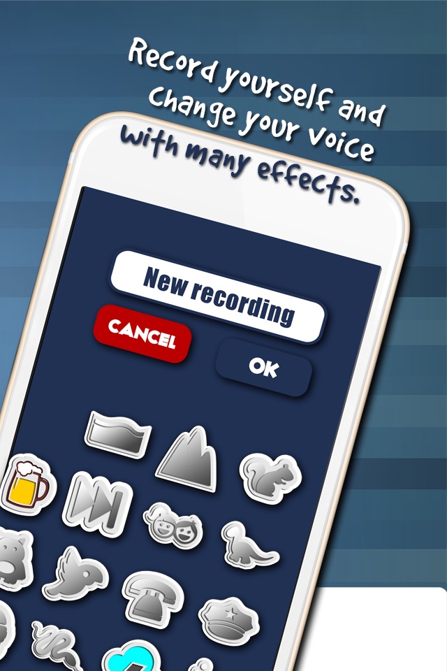Creative Voice Changer and Ringtone Maker – Alter Sounds or Songs with Cool Recording Button screenshot 2