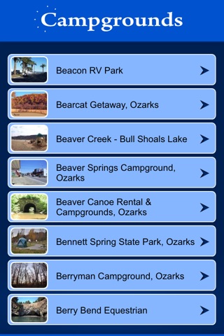 Missouri Campgrounds and RV Parks screenshot 2